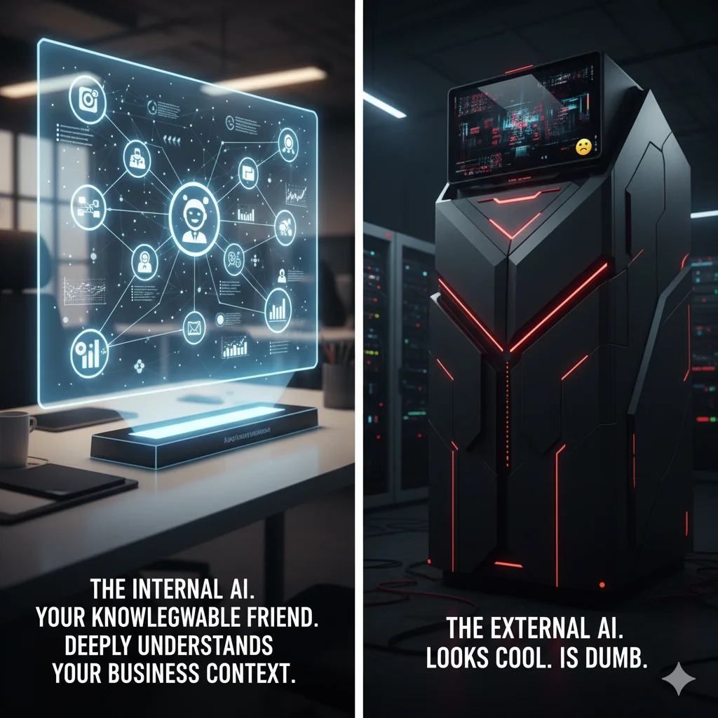 If Your Data Leaves Your Cloud, Your AI Starts Behind