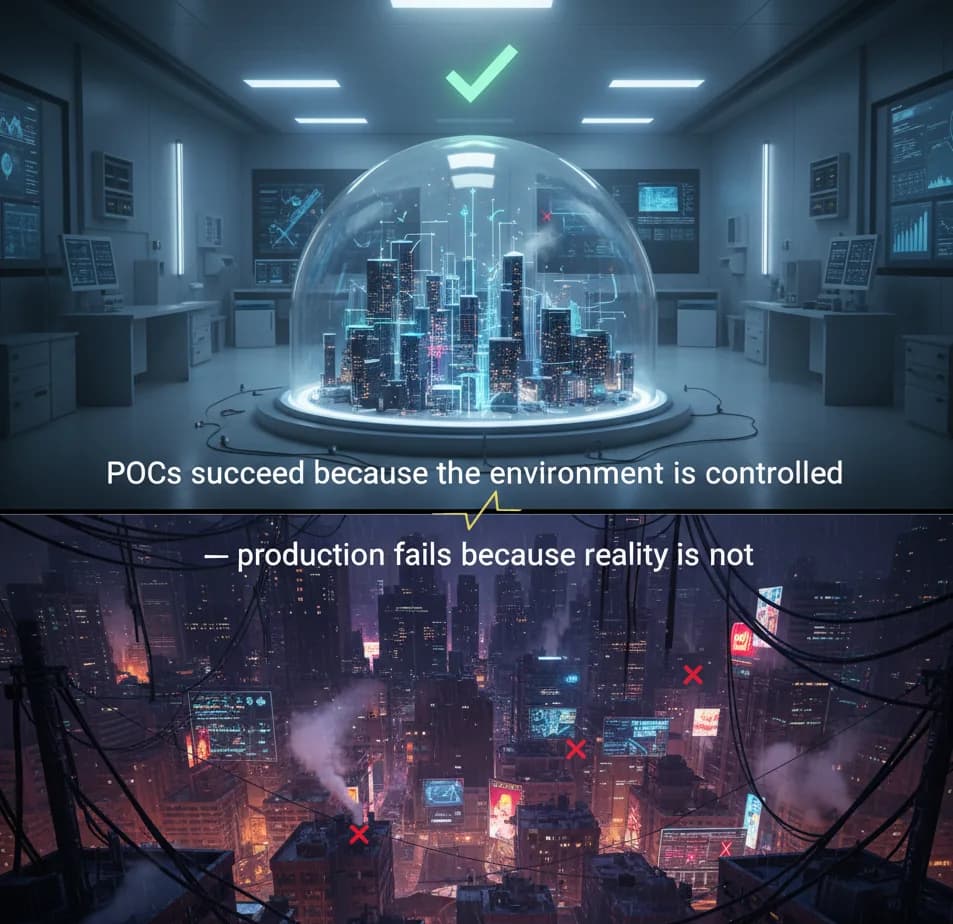 The POC Illusion: Why Your AI Prototype Works… But Your Production System Doesn’t